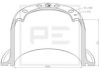 VOLVO 001590313 Brake Drum